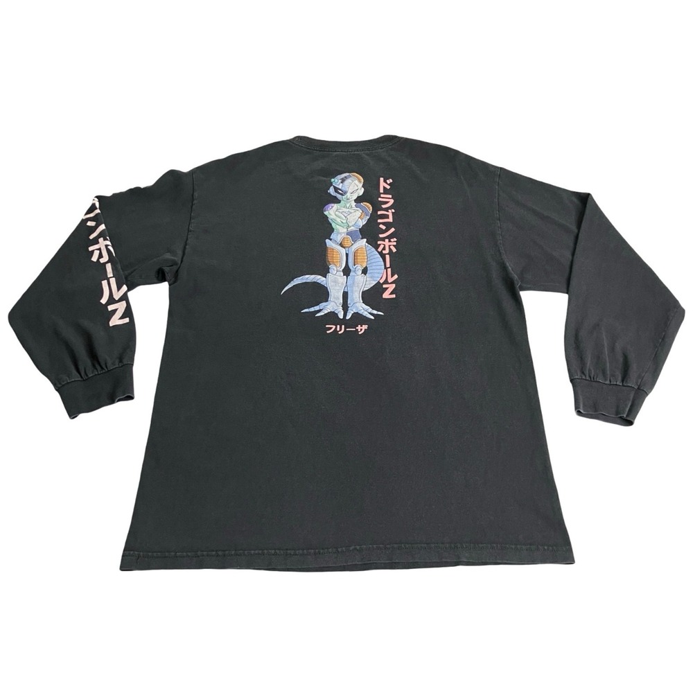 Primitive x Dragon Ball Z Mecha Frieza Shirt Mens L Black Long Sleeve Anime DBZ